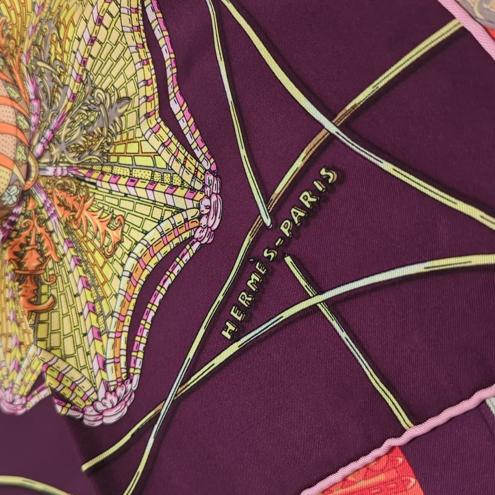 Hermes “Les Dômes Célestes” silk scarf - Picture 8 of 16